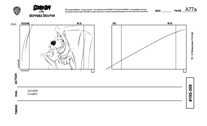 ScoobyDoo Storyboards