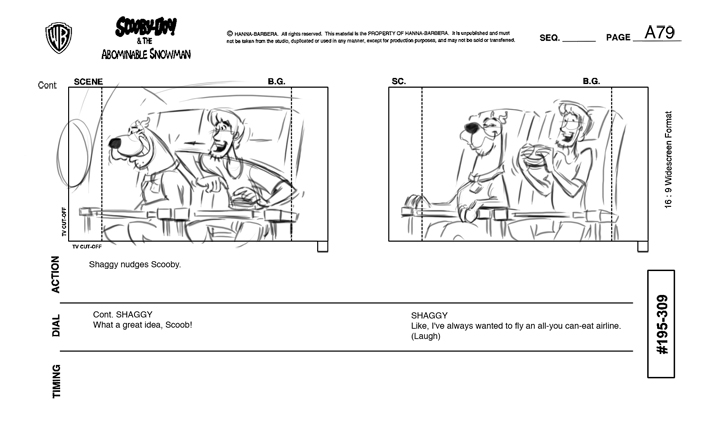 ScoobyDoo Storyboards