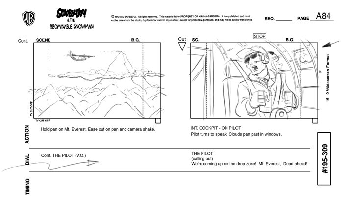 ScoobyDoo Storyboards