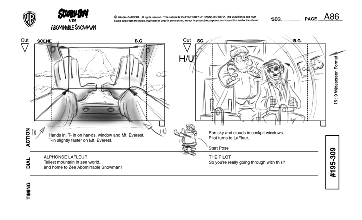 ScoobyDoo Storyboards