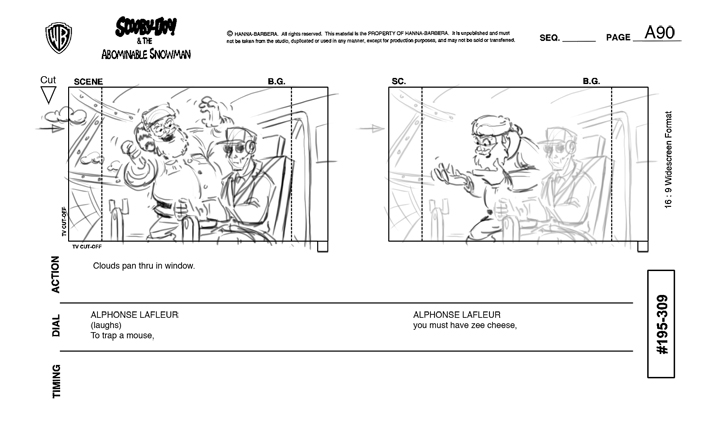 ScoobyDoo Storyboards