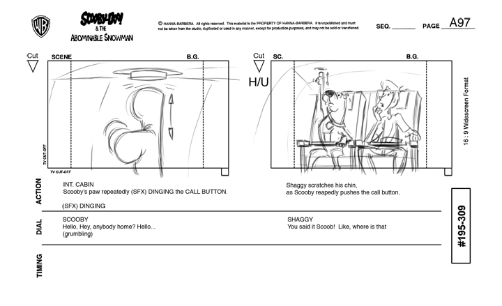 ScoobyDoo Storyboards