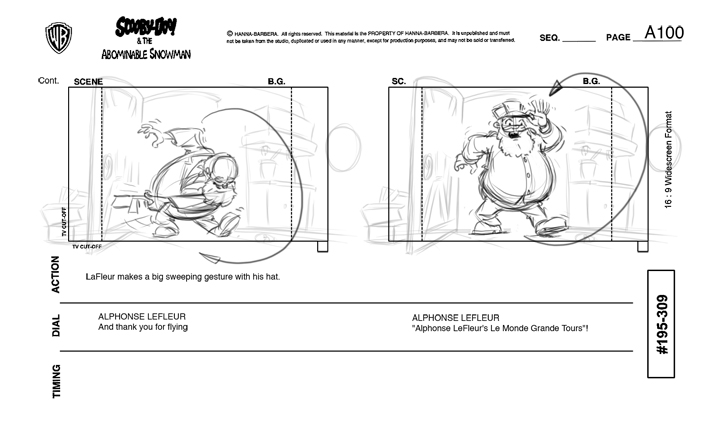 ScoobyDoo Storyboards