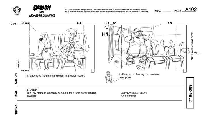 ScoobyDoo Storyboards