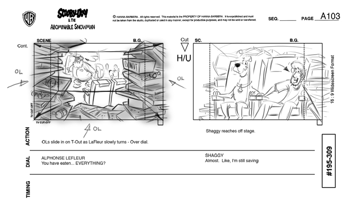 ScoobyDoo Storyboards
