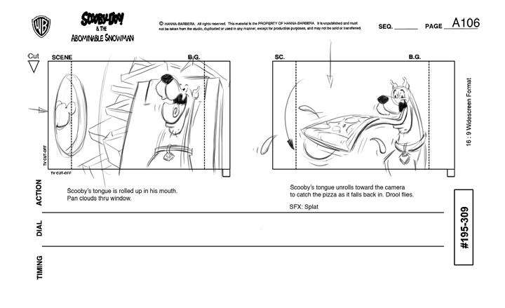 ScoobyDoo Storyboards