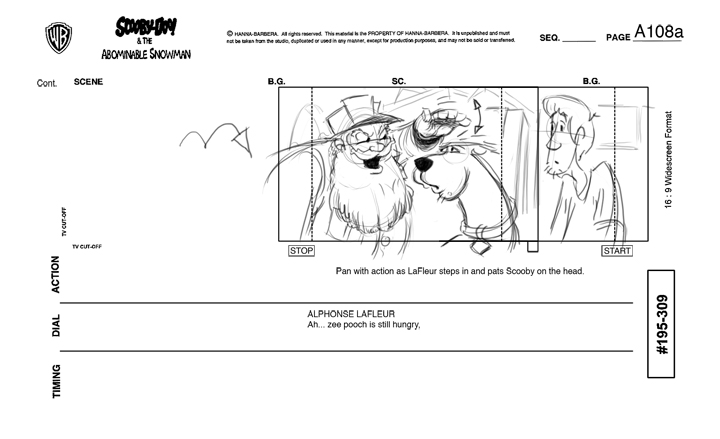 ScoobyDoo Storyboards