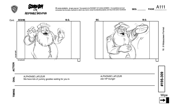 ScoobyDoo Storyboards