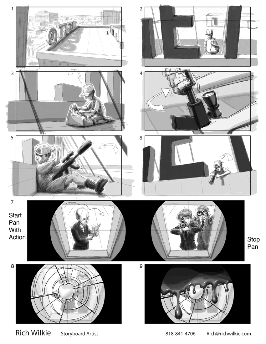 Live Action Storyboard, Target